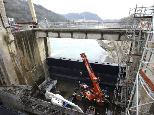 Replacement of EVC on the Beaumont Monteux dam