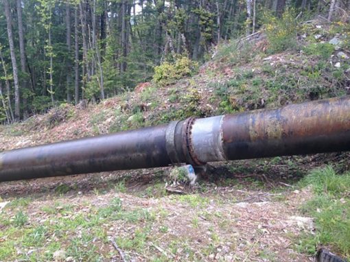 Renovation of the penstock at Bens