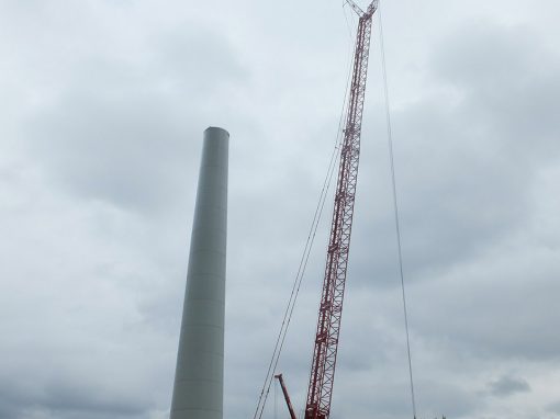 Dismantling of a wind turbine